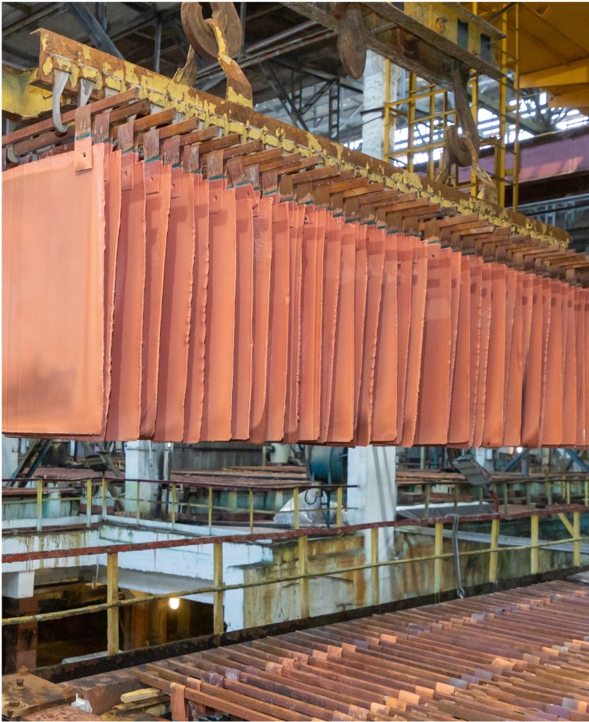 Copper cathode facility — industrial